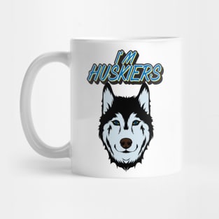 Siberian Huski Lovers Maniac Huskiers Mug